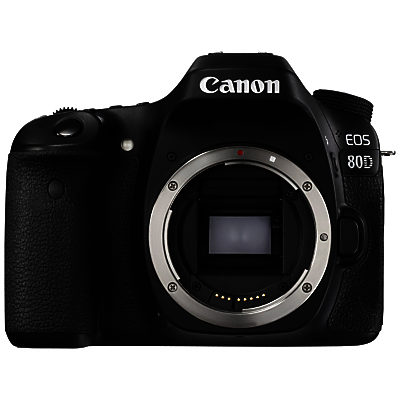 Canon EOS 80D Digital SLR Camera, HD 1080p, 24.2MP, Wi-Fi, NFC With 3 Vari-Angle Touchscreen, Body Only Canon EOS 80D Digital SLR Camera, HD 1080p, 24.2MP, Wi-Fi, NFC With 3 Vari-Angle Touchscreen, Body Only